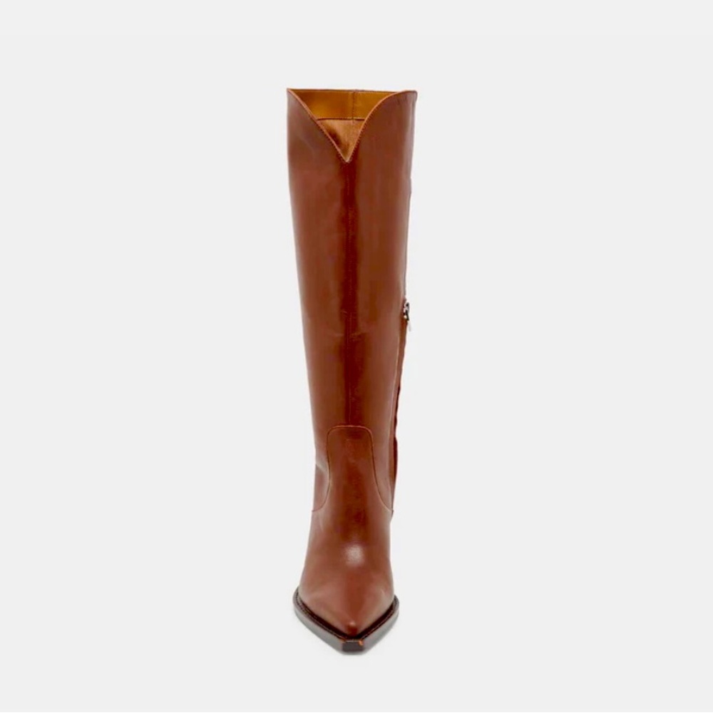 Dolce Vita “Raj Boots” in chocolate leather
